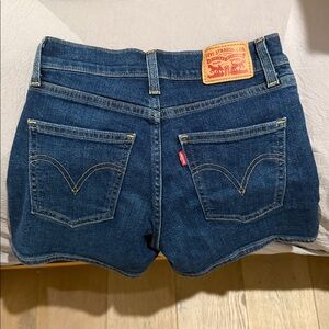 NEW Classic LEVIS Dark Blue Denim Women's Shorts